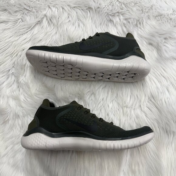 Nike Free Rn 2018 Green Mens Running 942836-300 NEW* Sz 14 - Picture 3 of 8